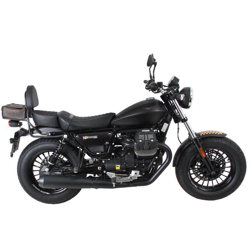 Sissybar HepcoBecker Moto Guzzi V9 Bobber avec porte paquet F.S.A