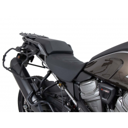 Pour Harley Panamerica1250 Valise Aluminium Boîte Latérale Coffre Queue  Case Moto Voyage Rangement Support en acier