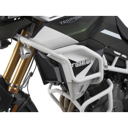 Tiger 850 Sport à partir de 2021 ✓ Protections de réservoir blanc Hepco-Becker