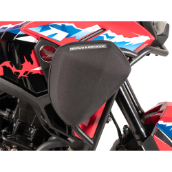 Africa Twin CRF 1100 L à partir de 2024 ✓ Protections de réservoir NOIR Hepco-Becker