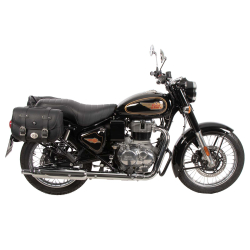 Bullet 350 à partir de 2024 ✓ Supports de sacoches type C-Bow Noire Hepco-Becker